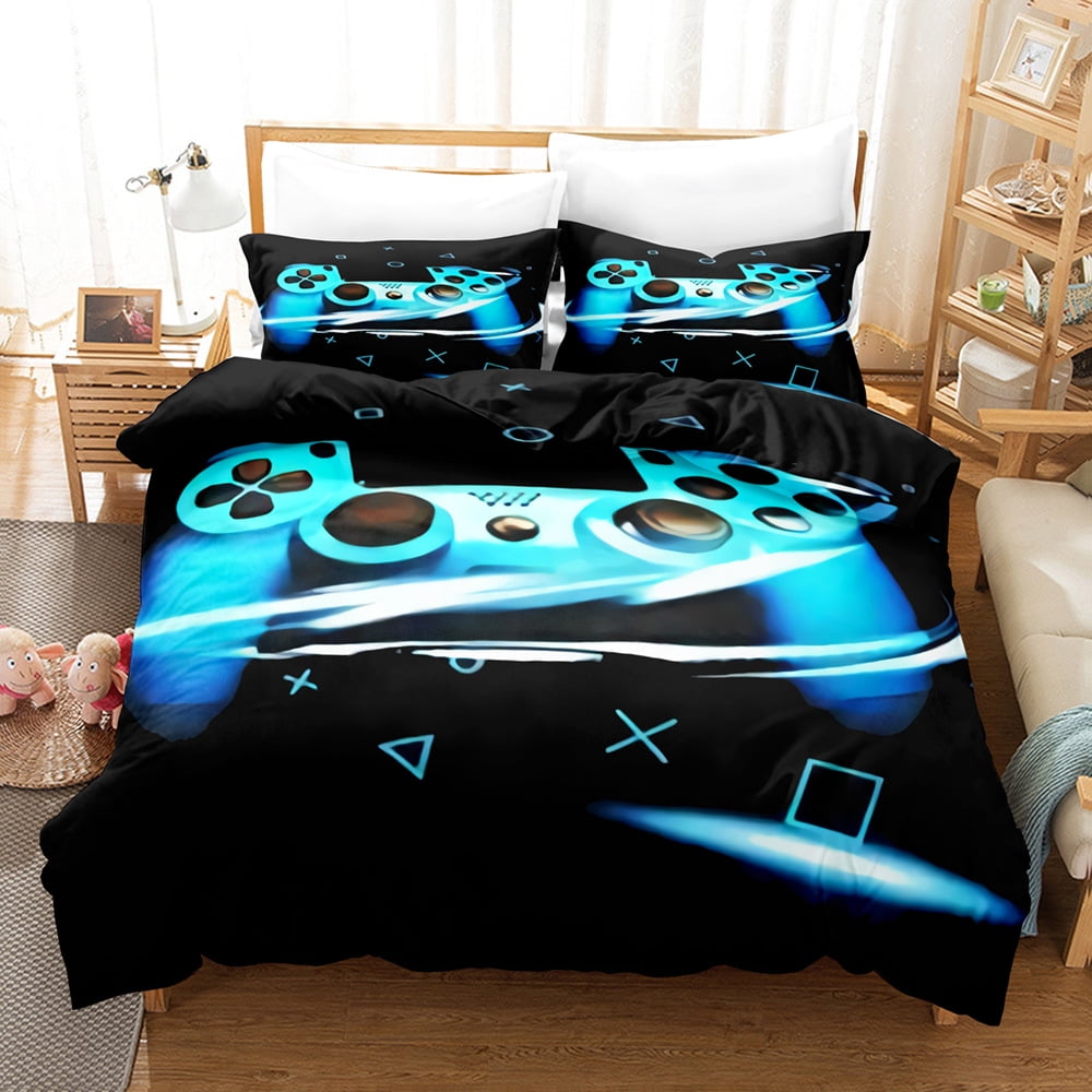Gaming Comforter Cover Boys Bedding Sets Queen Duvet Cover Sets Gamer