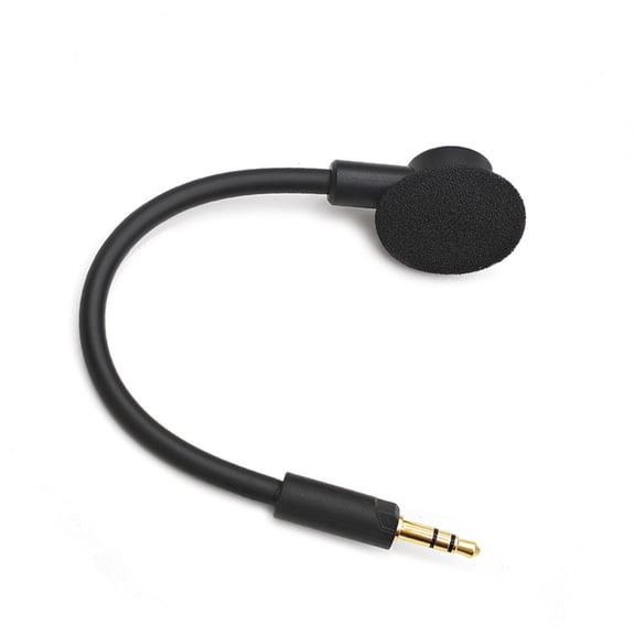 Gaming Communication Headset Microphone for H6 H9 II, Detachable 3.5 mm Plug Boom With Flexible Supporting Voice Chat Positioning