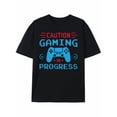 thumbnail image 1 of Greenink Gaming Community T-Shirt Pixelated Gaming In Progress - Funny Gamer T-Shirt Relaxed Fit Casual Tees, 1 of 7