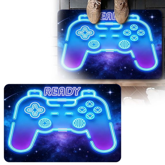 Gaming Controller Area Rug â Floor Mat with Game Controller Design Soft Stain Carpet for Bedroom Game Room and Home for & Streamers Happy 2026!