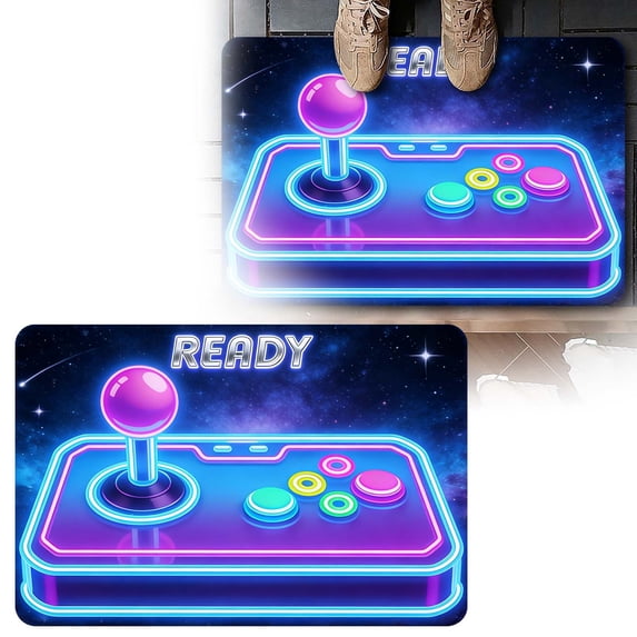 Gaming Controller Area Rug â Floor Mat with Game Controller Design Soft Stain Carpet for Bedroom Game Room and Home for & Streamers Happy 2026!