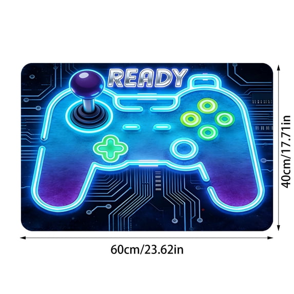 Gaming Controller Area Rug â Floor Mat With Game Controller Design Soft Stain Carpet For Bedroom Game Room And Home For & Streamers Carpet