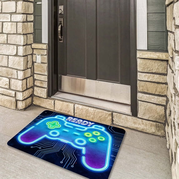 Gaming Controller Area Rug â Floor Mat With Game Controller Design Soft Stain Carpet For Bedroom Game Room And Home For & Streamers Carpet