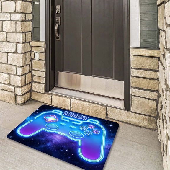 Gaming Controller Area Rug – Floor Mat With Game Controller Design Soft Stain Carpet For Bedroom Game Room And Home Perfect For & Streamers Carpet