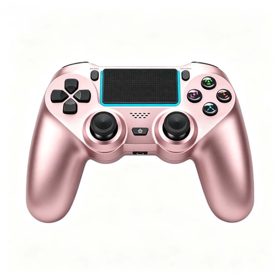 Gaming Controller Compatible with P-4/SLIM/PRO/PC, Wireless Controller Game Remote Support Vibration Feedback/6-Axis Gyro/Audio Jack
