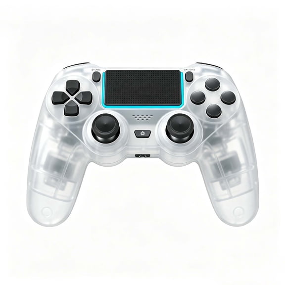 Gaming Controller Compatible with P-4/SLIM/PRO/PC, Wireless Controller Game Remote Support Vibration Feedback/6-Axis Gyro/Audio Jack