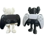 Gaming Controller Holder Stand - 8" Tall Plastic Mount for PS5 Controllers | Art Inspired, Space Saving, Easy Install | Home Video Game Accessory, Fits Smartphone