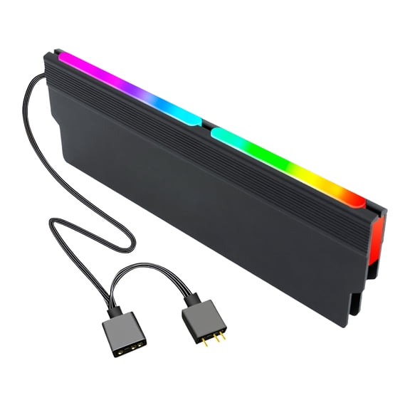 Gaming DDR5 Memory Coolers With ARGB Lighting And Metal Heat Spreader For Stable Performances