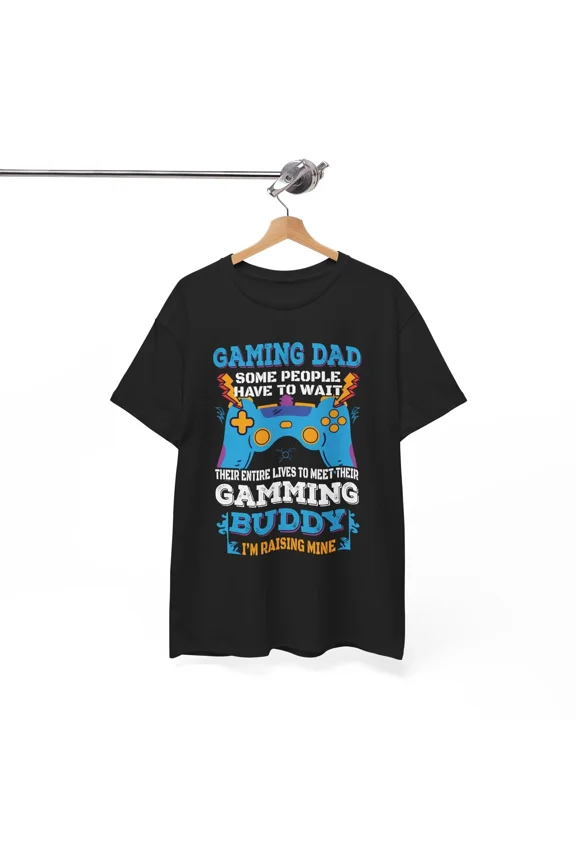 Gaming Dad Retro Game Lover Funny Video Game Player Father Unisex T-Shirt, S-5XL