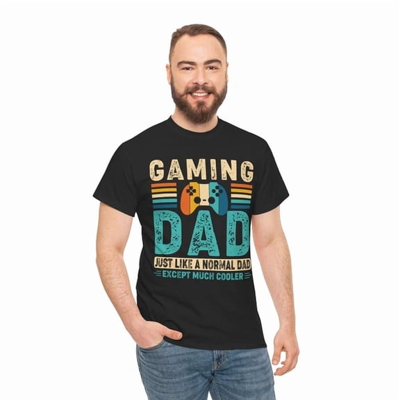 Gaming Dad T-Shirt S-5XL, Gamer Mode Tee, Fun Video Game Graphic Shirt