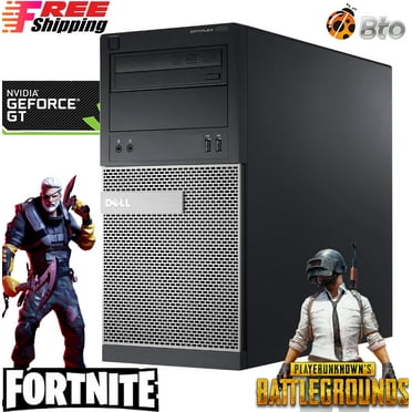 Restored Gaming Dell Optiplex 9020 Fast Desktop PC, Intel Core i5-4th 16GB Ram, 120GB SSD, 500GB HDD, Nvidia GT 730 Graphics, 16GB Flash Drive, Keyboard & Mouse, Wi-Fi, Bluetooth, Windows 10 Pro (Refurbished)