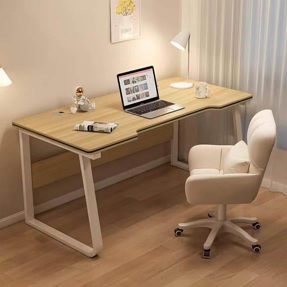 Gaming Desk Computer Writing Table Student Art Modren Simple Style PC Wood Suitable for Home, Office