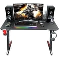 thumbnail image 1 of Gaming Desk Z-Shaped More Structure Stable 47" Computer Desk, For Home Office, Games, Study, Writing, 1 of 7
