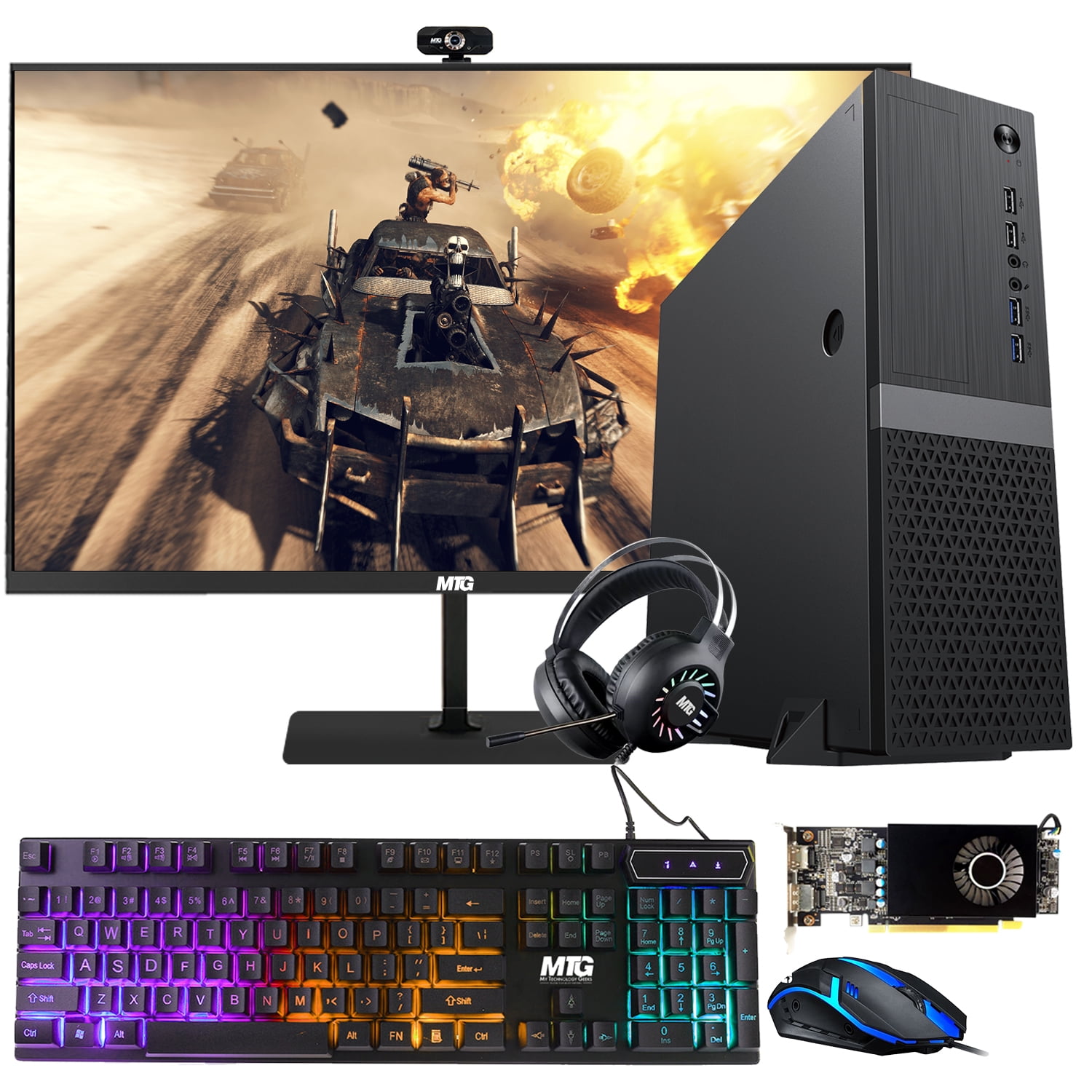 Gaming Desktop PC Intel Core i5 8th Gen, Heera, RX 550, 16GB
