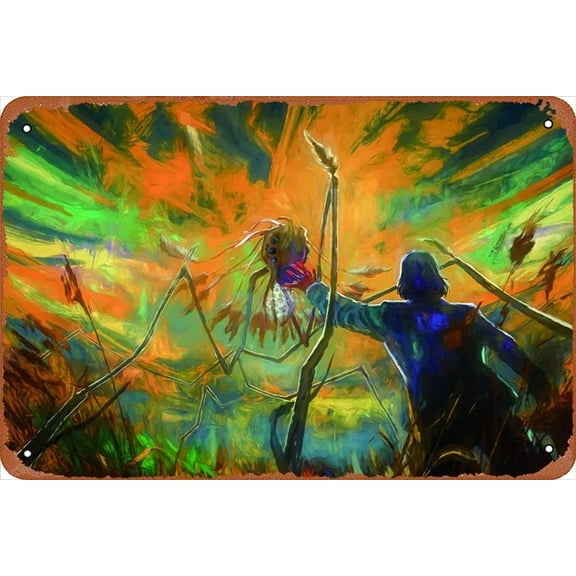 Gaming Disco Elysium Game Metal Tin Sign Vintage Tin Sign Wall Poster Decor Funny Retro Bar Coffee Pub Gift Wall Decor Sign 8x12 Inch