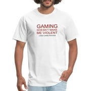 Gaming Doesn T Make Me Violent Unisex Men's Classic T-Shirt