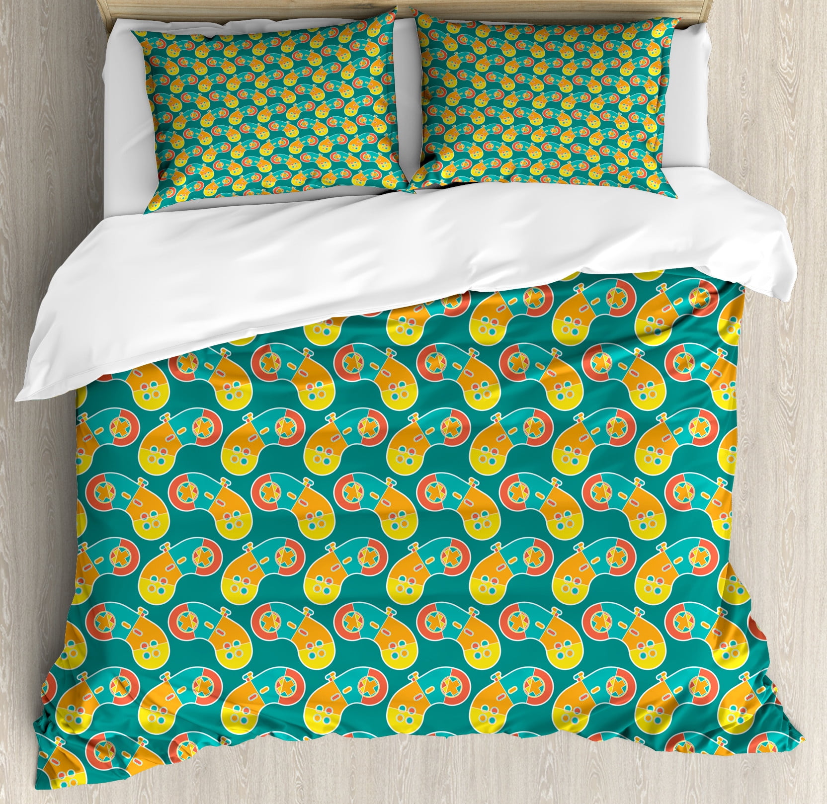 Fitted Sheet Duvet Cover Three-piece Gamepad Cool Mattress Cover main image 0