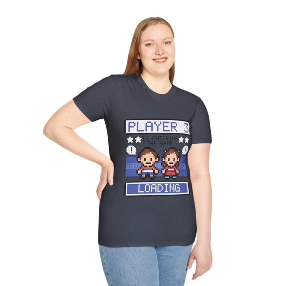 Gaming Family Boy Girl Novelty Pregnancy Tee