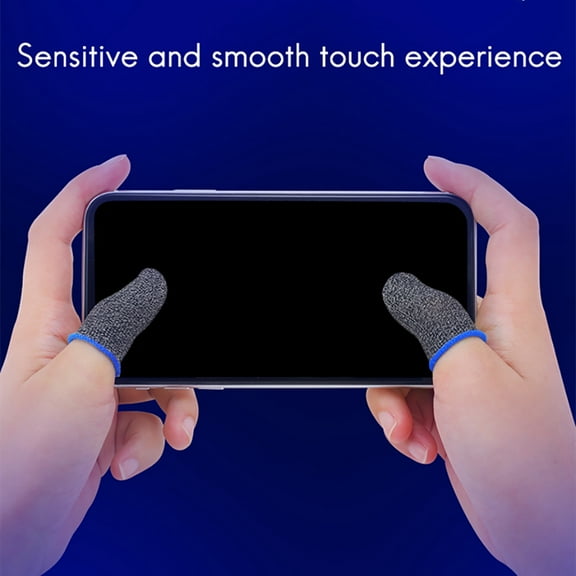 Gaming Finger Cots, Non-Slip, Sweat-Proof Touchscreen Gloves, Breathable, Chicken Finger Cots 8-Piece Set