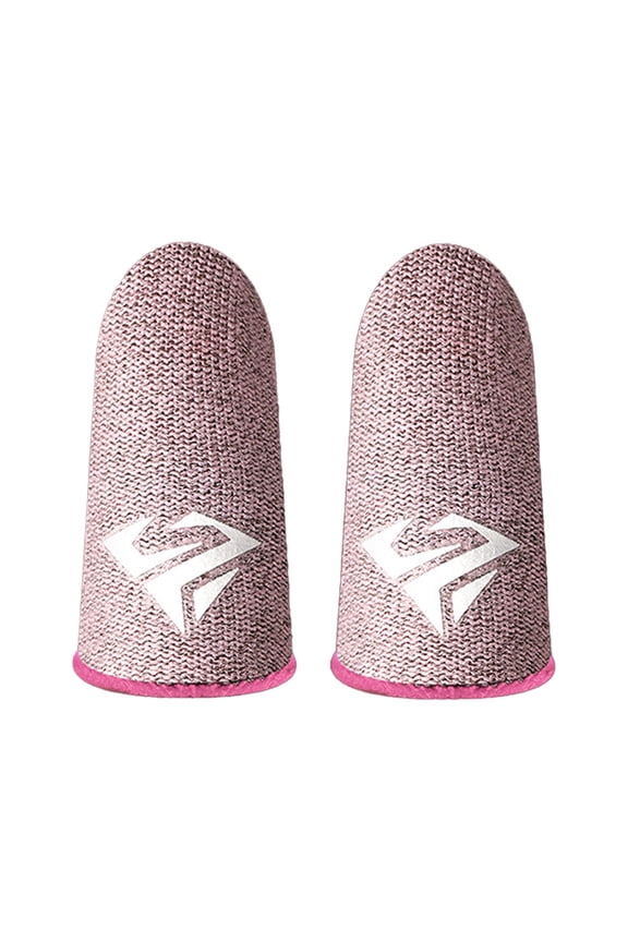 Gaming Finger Sleeves,Breathable & Anti Sweat Touchscreen Gaming Gloves for Perfect Touchscreen Glide,Phone Gamer Finger Covers,Touchscreen Thumb Sleeve,Mobile Gaming Stabilizer(1.97")(Pink)
