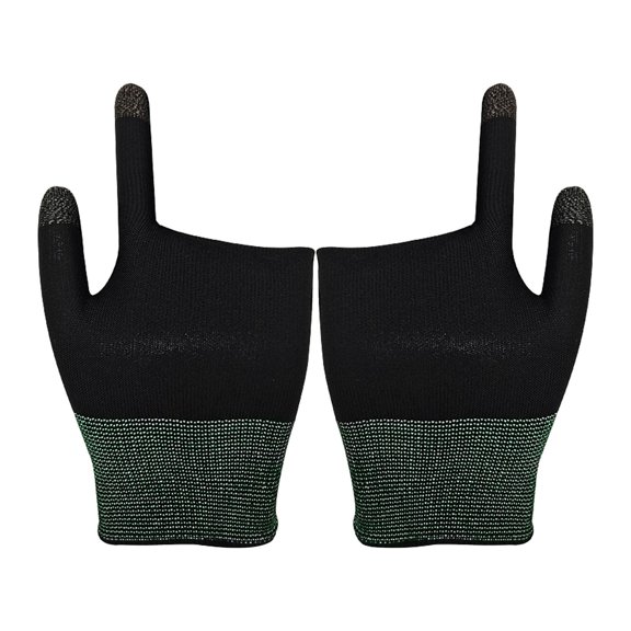 Gaming Finger Sleeves Mobile Gaming Finger Protector for Mobile Game Phones Black