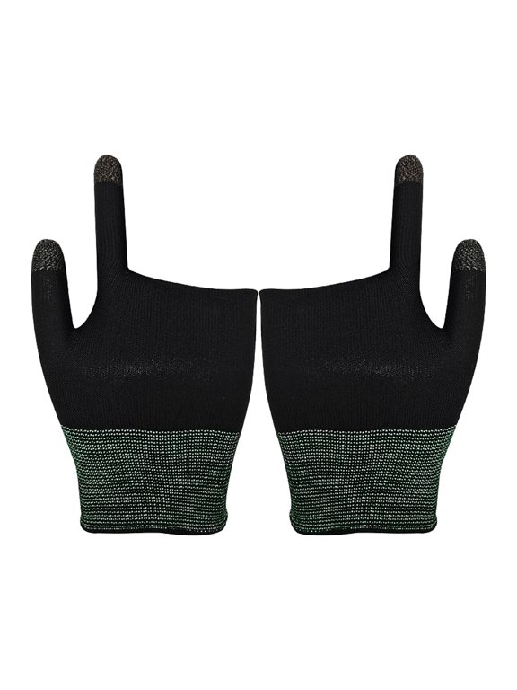 Gaming Finger Sleeves Mobile Gaming Finger Protector for Mobile Game Phones Black