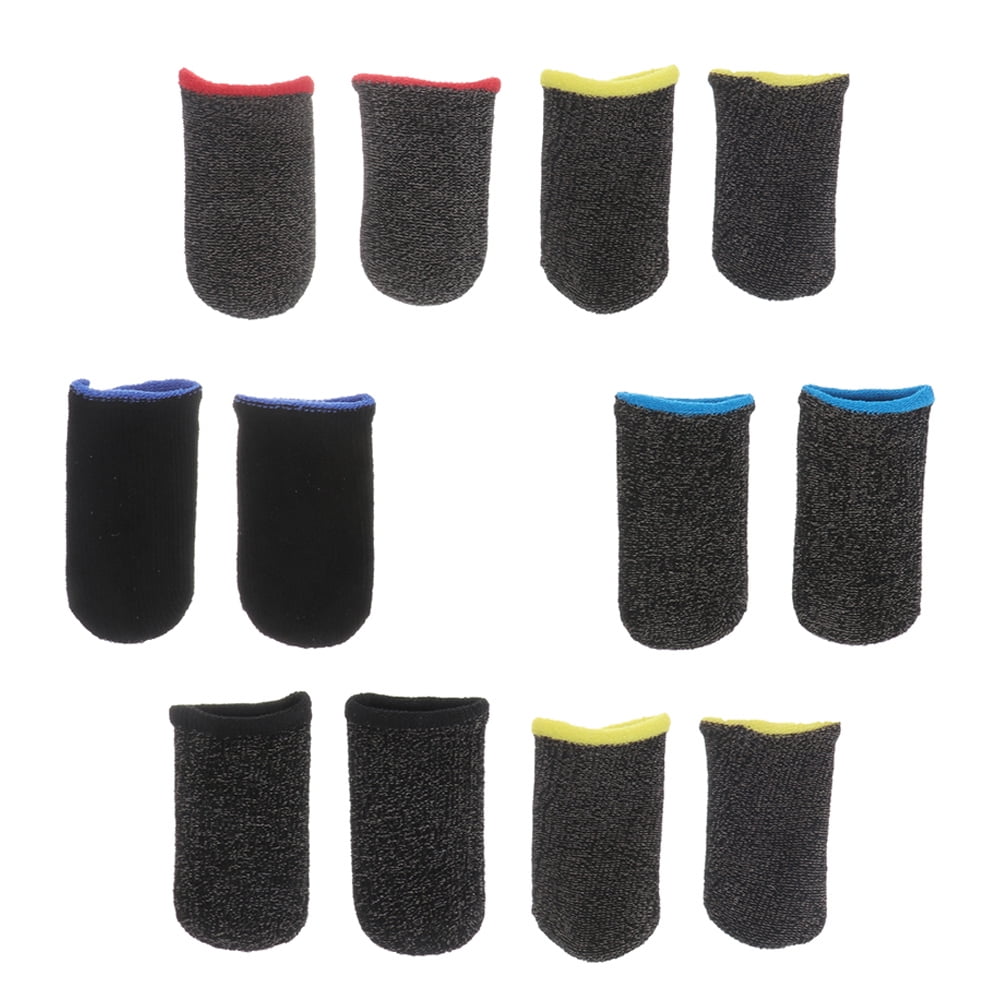 Gaming Finger Sleeves Touch Screen Cot 6 Pairs Mobile Game Cots Thumb