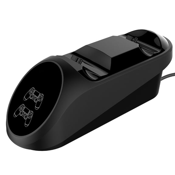 Gaming Fuel Station, Quick 2-Hour Recharge for PS4 Controllers, Dual Controller Support Ensures Simultaneous Charging, LED Light for Easy Status Check