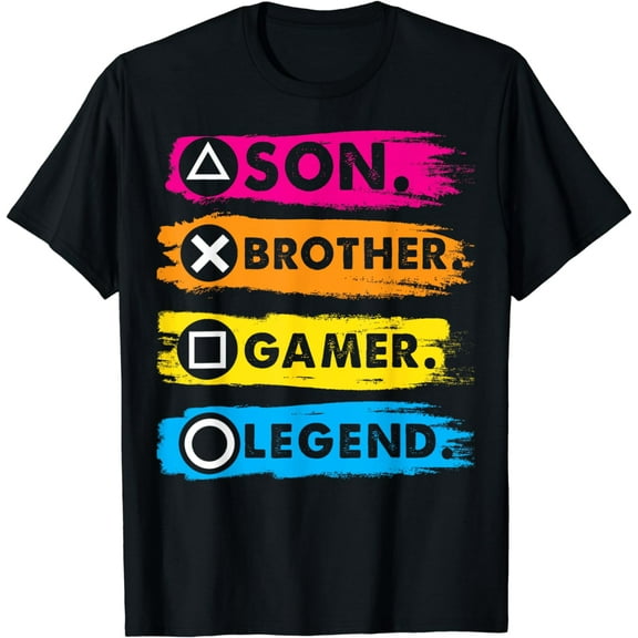 Gaming Gifts For Teenage Boys 8-12 Year Old Christmas Gamer T-Shirt