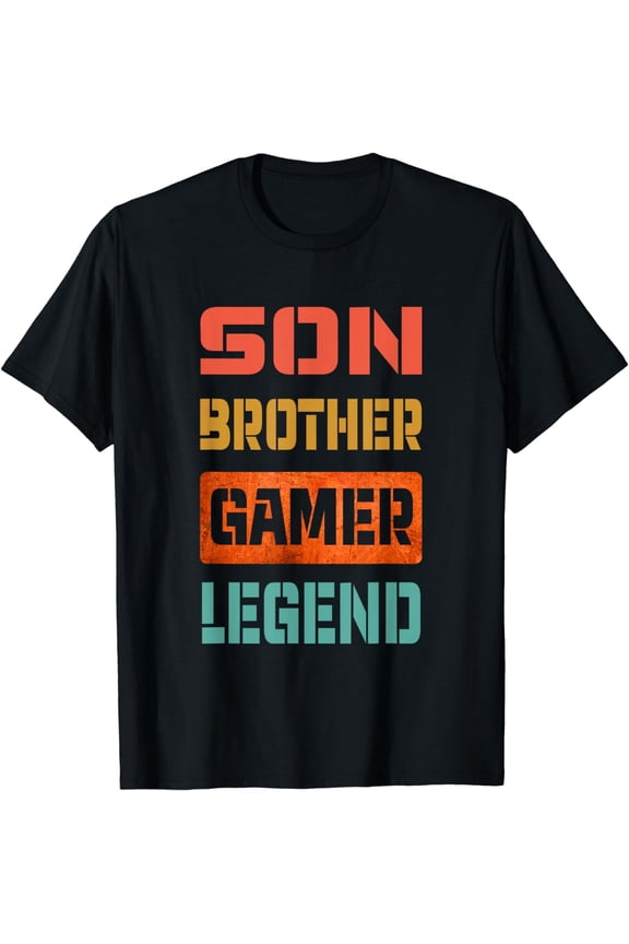 Gaming Gifts for Teenage Boys Video Gamer Age 8-16 Old Gamer T-Shirt
