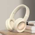 thumbnail image 1 of Gaming Headphones, Hwkond Headphones Wireless Bluetooth Headset Subwoofer Bluetooth 5.4 Mobile Computer Game Music Sports Game Headphones,Beige, 1 of 6