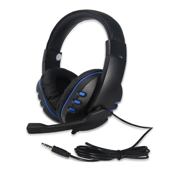 Gaming Headset: 50mm Drivers - Cardioid Mic - Lightweight - Comfortable, Noise Isolating Earcups - for PC, Computer, Laptop, Gamer via 3.5mm Audio Jack - Black