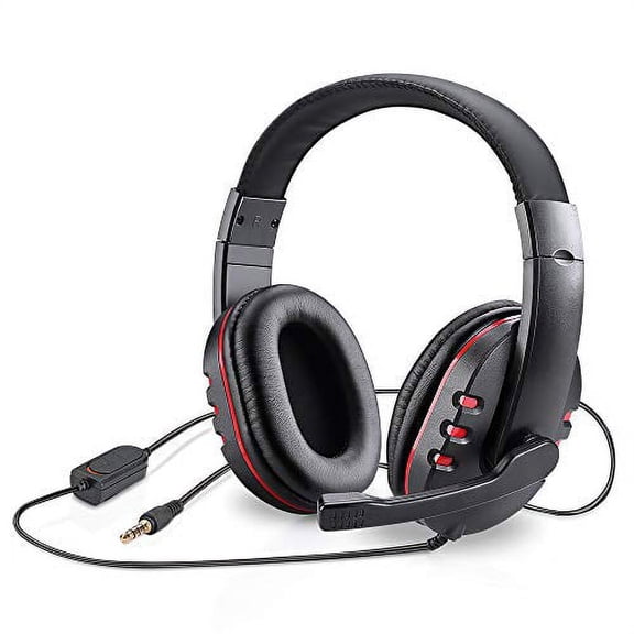 Gaming Headset Headphone - Mic for PS5/PS4,Laptop,Mobile w/ 3.5mm Plug