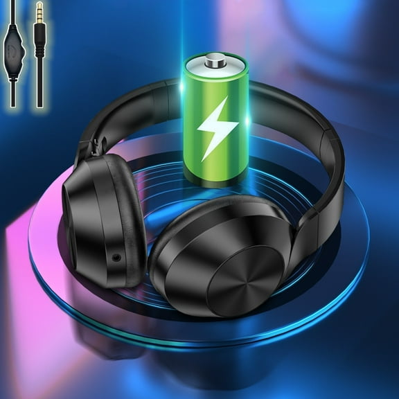 Gaming Headset with Noise-Canceling Microphone and 50mm Drivers, 7.1 Virtual Surround Sound Over-Ear Wired Headphones Compatible with PC PS5 Laptop Phone Tablet