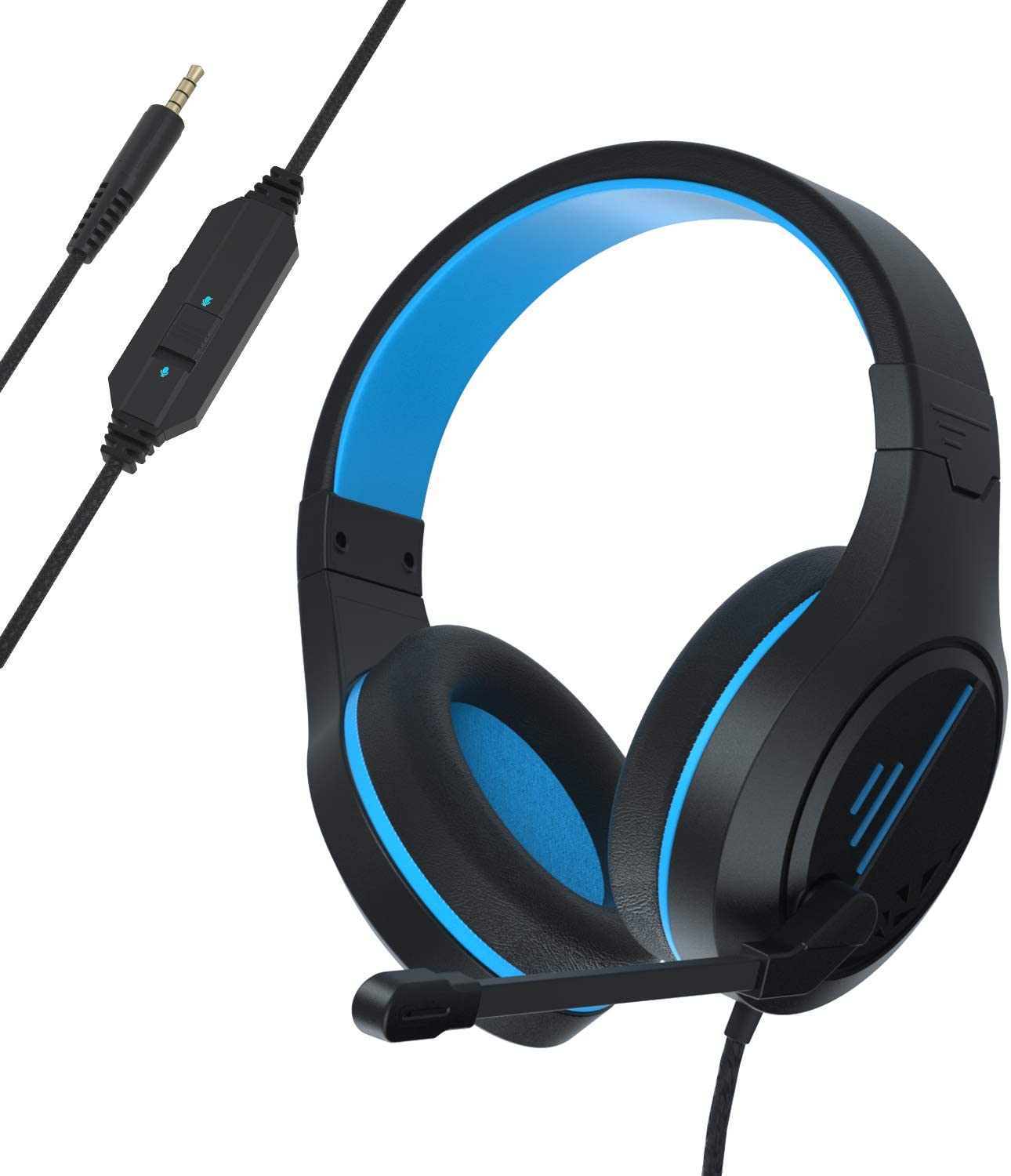Gaming Headset Noise Cancelling Headphones with Microphone, Volume ...