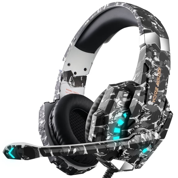 Wired Gaming Headset for PS5 PS4 PC Xbox One Controller Nintendo Xbox Series X|S, Noise Cancelling Over Ear PS5 Gaming Headphones with Mic, 7.1 Surround Sound