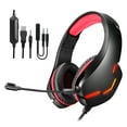 thumbnail image 1 of EEEkit Gaming Headset Fit for PC/PS4/PS5/Xbox One/Nintendo with Mic, Wired Over-Ear Headphones, 1 of 8