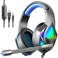 thumbnail image 1 of Gaming Headset, Surround Stereo Gaming Headphones with Noise Cancelling Mic, With Noise Cancelling Mic,Computer Headset,Deep Bass Stereo Sound,Red and Blue, 1 of 5
