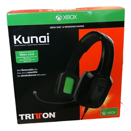 Gaming Headset for Xbox One by TRITTON Tri484030m02/02/1 Kunai 3.5mm Stereo