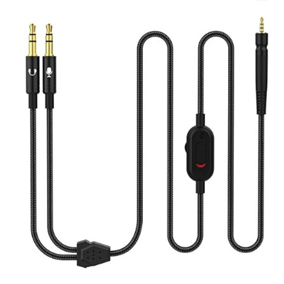 Gaming Headsets Cable for GSP500/GSP600/GSP350/PC37X/PC373 Headsets with Mic and Volumes Control Functionality