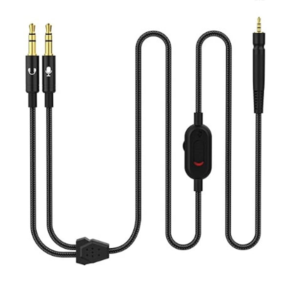 Gaming Headsets Cable for GSP500/GSP600/GSP350/PC37X/PC373 Headsets with Mic and Volumes Control Functionality