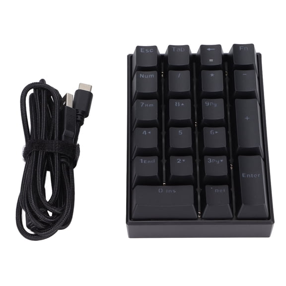 Gaming Keyboard, 21 Keys Backlit Keyboard Stepped Keycap No Need To Drive For Adult For Home For Young People For Internet Cafe For Office