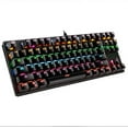 thumbnail image 1 of Gaming Keyboard Mechanical Keyboard - Rainbow LED Backlit Mechanical Keyboard, 1 of 5