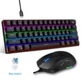 thumbnail image 1 of Gaming Keyboard & Mouse Combo,Wired Mechanical Gaming Keyboard Mouse Sets for Windows PC Gamers Desktop Computer Laptop,61 Keys RGB Backlit, 1 of 9