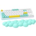 thumbnail image 1 of Gaming Keyboard Wrist Rest Pad,Ergonomic Memory Foam,Easy Typing Pain Relief for PC/Laptop-Green, 1 of 8