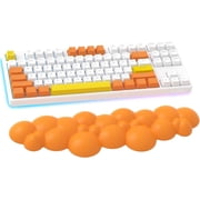 Manbasnake Memory Foam Keyboard Wrist Rest, Orange