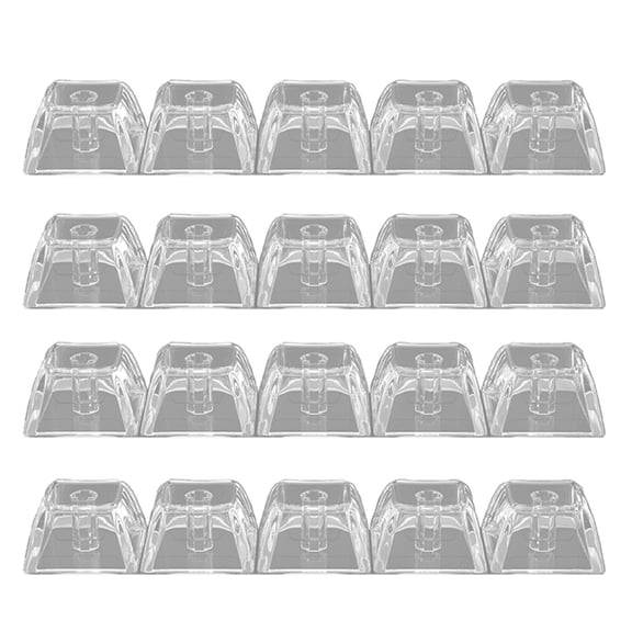 Gaming Keyboard XDA Profile Transparent Layer Crystal Blank Backlit Keycap