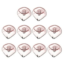 Gaming Keyboards 10Pcs MOAs Profile 1U 1X Transparents Layer Crystal Blanks Backlits Keycaps for Mechanical Keyboards