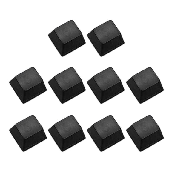 Gaming Keyboards 10Pcs Original Height Transparents Layer PC Matte Backlit Keycaps for Mechanical Keyboards