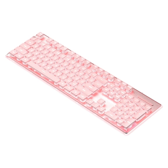 Gaming Keyboards Mechanical Silents USB Connection 104Key RGBs Illuminated For Laptop